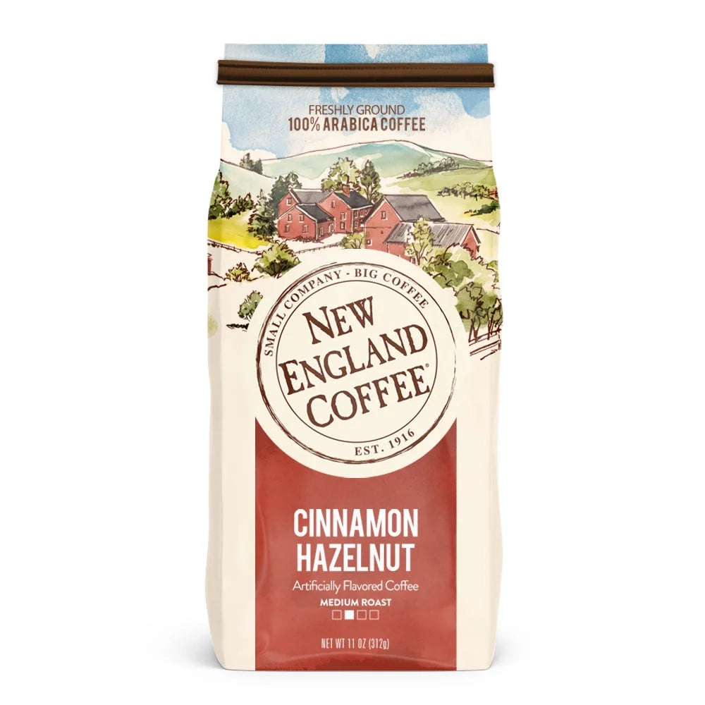 Cinnamon Hazelnut, Medium Roast, Ground Coffee, 11 Oz