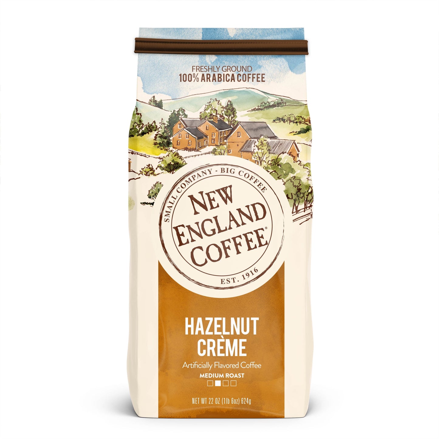 Hazelnut Creme Medium Roast Ground Coffee, 22 Oz, Bag