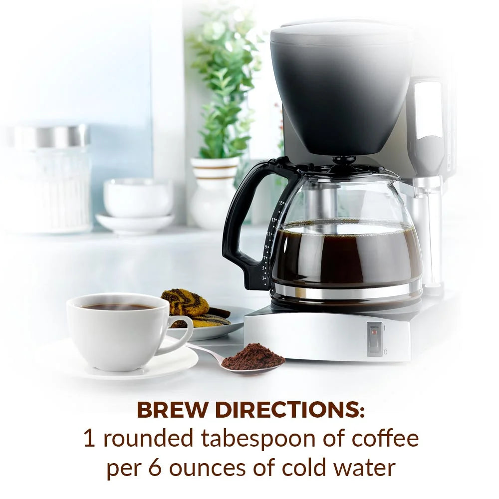 French Vanilla, Decafinated, Medium Roast, Ground Coffee, 10 Oz